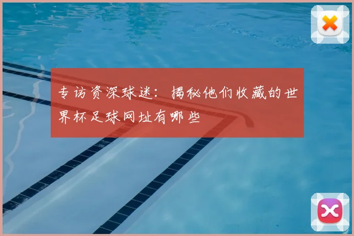专访资深球迷：揭秘他们收藏的世界杯足球网址有哪些