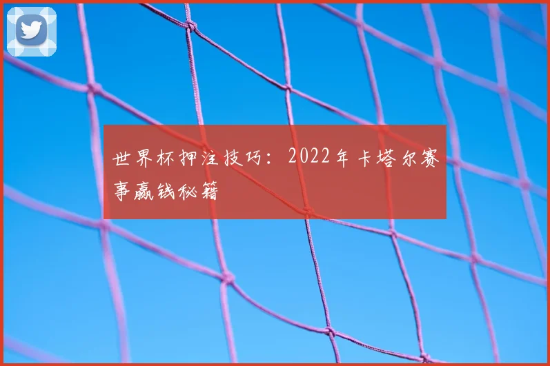 世界杯押注技巧：2022年卡塔尔赛事赢钱秘籍